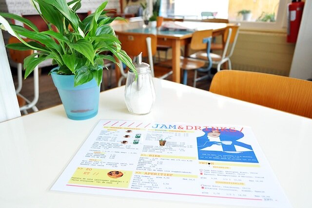 Jam brunch Antwerp menu