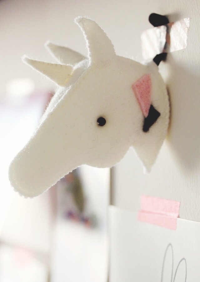 Planet Fur felt unicorn