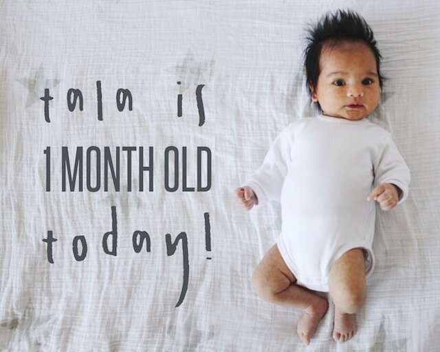 Tala 1 Month for blog